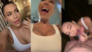 Rainey James Sloppy Blowjob BG Nude Tits Onlyfans Leaked Video