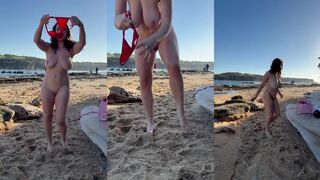 Ruby May Beach Nude Boobs Play Fansly Leaked Video