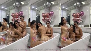 Hanna Miller Nude Bathtub Lesbian Orgy Play Leaked Video