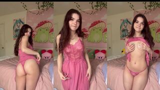 Summerxiris Sexy Pink Dress Tits Out Onlyfans Video Leaked